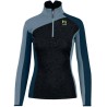 Varm trøye for kvinner Karpos Federa Half-Zip W Fleece Vulcan/Vårlys/midnatt